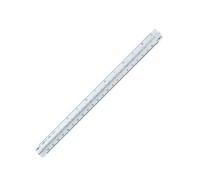 Linex Righello Scala Bianco Opaco Polisterene 30 cm Sei Divisioni Precisione Div