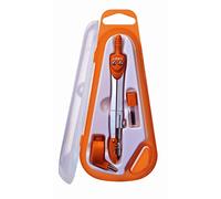 Linex Set da compasso scolastico, dimensione gamba 120 mm, 2 mine di ricambio, 1 in 4 colori