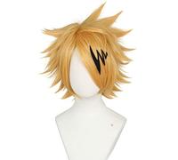 Linfairy Womens Game Wig Costume Halloween Cosplay Parrucche per Uomini (Biond Capelli)