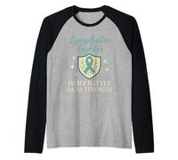 Linfedema Warrior Consapevolezza linfatica Lotta contro la malattia cronica Maglia con Maniche Raglan