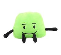 Linfemy Erba verde Torta pietra Peluche Figura Cuscino Personaggio Anime Morbido 15 cm Ripieno PP Cotone Cuscino Morbido Divano Camera da Letto Decorazione Regalo per i Fan