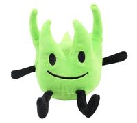 Linfemy Erba verde Torta pietra Peluche Figura Cuscino Personaggio Anime Morbido 15 cm Ripieno PP Cotone Cuscino Morbido Divano Camera da Letto Decorazione Regalo per i Fan