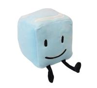 Linfemy Erba verde Torta pietra Peluche Figura Cuscino Personaggio Anime Morbido 15 cm Ripieno PP Cotone Cuscino Morbido Divano Camera da Letto Decorazione Regalo per i Fan
