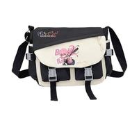 Linfemy Goto Hitori Zaino Anime Nylon Bag Yamada Ryo Borsa a tracolla Grande capacità Borsa a tracolla Studenti Shopping tempo libero Scuole di sport, Nero (Tipo 4), 35 x 12 x 25 CM