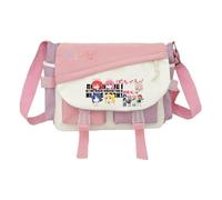 Linfemy Goto Hitori Zaino Anime Nylon Bag Yamada Ryo Borsa a tracolla Grande capacità Borsa a tracolla Studenti Shopping tempo libero Scuole di sport, Rosa (Tipo 7), 35 x 12 x 25 CM