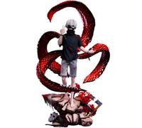 Linfemy Kaneki Ken - Statuetta di anime in PVC, modello intercambiabile, 35 cm, in piedi, per compleanno, decorazione da scrivania