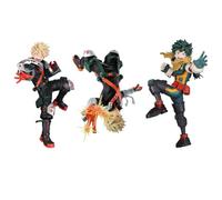Linfemy MHA Bakugou Katsuki Figure Anime Midoriya Izuku Figures Modello di Natale 16/21 cm Statue Games Merch Desktop Cake Decoration Regali per i fan