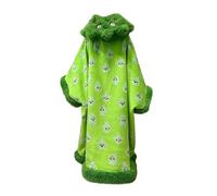 Linfemy Pigiama con cappuccio con fossette anime ispessito per il calore Anime stampa carina abbigliamento per la casa inverno versione allentata regali divertenti, Fossetta, XL