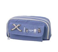 Linfemy Texas Elysiu Anime Astuccio per matite con spine stampa 3D a doppio strato Scatola di cancelleria Grande Capacità Scuola Cancelleria Storage Studenti, Blu 8., 22 x 11 x 5.5 CM, Astuccio