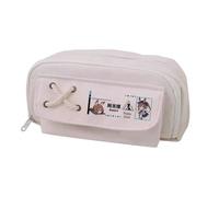 Linfemy Texas Elysiu Anime Astuccio per matite con spine stampa 3D a doppio strato Scatola di cancelleria Grande Capacità Scuola Cancelleria Storage Studenti, Bianco 6., 22 x 11 x 5.5 CM, Astuccio