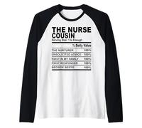 L'infermiera cugino nutrizione fatto divertente cugini uomini donne Maglia con Maniche Raglan