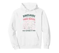 l'Infermiera Cute Dinosaurs Non ha ascoltato i Bambini Felpa con Cappuccio