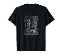 L'Inferno Dante "Arpie" Gustave Doré Maglietta
