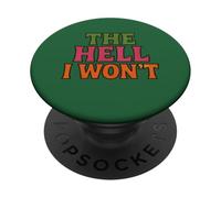 L'inferno io non atteggiamento impertinente illustrazione PopSockets PopGrip Adesivo