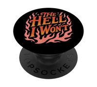 L'inferno io non atteggiamento impertinente illustrazione PopSockets PopGrip Adesivo