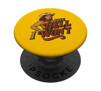 L'inferno io non atteggiamento impertinente illustrazione PopSockets PopGrip Adesivo