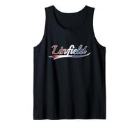 Linfield Patriotic Distressed Red White Blue USA America Canotta