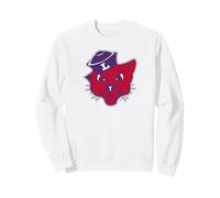 Linfield University Wildcats Mack Mascot Head Mark Felpa