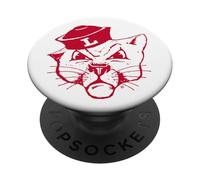 Linfield University Wildcats Mack Mascot Head Mark PopSockets PopGrip Adesivo