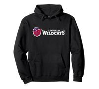Linfield University Wildcats Mack Mascot Horizontal Felpa con Cappuccio