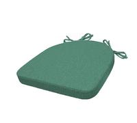 LinFortune Cuscini per Sedie da Pranzo Cuscini per Sedie A Forma di U Spessi Antiscivolo per Interni Cucina Patio Giardino Ufficio Rimovibili E Lavabili (48 * 48 * 5 cm Verde A)