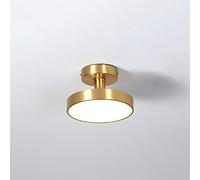 Ling Xiang Lampada a Sospensione, Plafoniera LED dimmerabile for la casa Moderna plafoniera Piccola in Ottone for Balcone corridoio Vicino alle plafoniere Ingresso Semi-Incasso plafoniera D7.09in