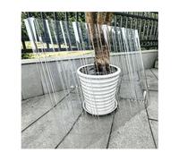 LINGDSWULING 1.5mm Pannelli Serra Policarbonato Auto Pulente con Acqua Piovana Pannelli Tetto Trasparenti Buona Flessibilità per Serra Pianta Esterno