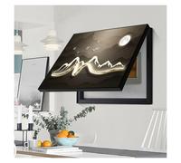 LINGDSWULING Copri Cassaforte A Muro Coperchio Decorativo della Scatola dei Contatori Nascondere Elettrico Scatola del Contatore Coperture Nascondersi(A,45x60cm/18x24in)