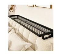 LINGDSWULING Copricalorifero Struttura Traforata e Traspirante Copri Termosifone Moderno Superficie Liscia e Raffinata per Ufficio Soggiorno Camera da Letto Corridoio(Black,50x12x7cm)