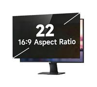 LINGDSWULING Filtro Privacy Anti-Riflesso con Protezione dalla Luce Blu E Pellicola Protettiva Anti-Spionaggio per Monitor di Computer 16:10 Rapporto di Aspetto(22inch/47.4x29.6 cm)