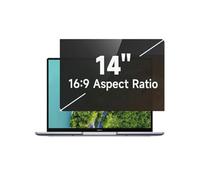 LINGDSWULING Filtro Privacy Anti-Riflesso con Protezione dalla Luce Blu E Pellicola Protettiva Anti-Spionaggio per Monitor di Computer 16:10 Rapporto di Aspetto(14inch/31x17.4 cm)
