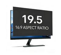 LINGDSWULING Filtro Privacy Anti-Riflesso con Protezione dalla Luce Blu E Pellicola Protettiva Anti-Spionaggio per Monitor di Computer 16:10 Rapporto di Aspetto(19.5inch/43.3x34 cm)