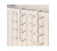 LINGDSWULING Mensola da Radiatore Parete Liscio Raffinato Mensola Termosifone Design a Incasso per Ufficio Soggiorno Camera da Letto Corridoio(White)