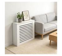 LINGDSWULING Mensola Per Radiatore Stile Verticale Pannello Copritermosifone A Doghe Antiribaltamento Mensola Termosifone Copricalorifero Copritermosifone Stoffa(90x70x15cm(35x28x6in))