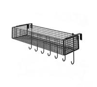 LINGDSWULING Mensola sopra Termosifone Cestelli per l'essiccazione Copritermosifone Design Traspirante Copricalorifero per Soggiorno Camera da Letto Corridoio(Black,35x15x9cm)