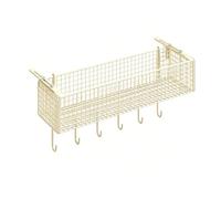 LINGDSWULING Mensola sopra Termosifone Cestelli per l'essiccazione Copritermosifone Design Traspirante Copricalorifero per Soggiorno Camera da Letto Corridoio(Natural,45x18x9cm)