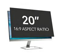 LINGDSWULING Rimovibile Filtro Privacy Schermo Protezione Schermo Antiriflesso Luce Blu Schermo Privacy 14 Pollici Formato 16:10 per Monitor Widescreen 16:10(20inch/44.1x24.8 cm)
