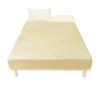 Linge de Lit Matelas - Drap Housse Élastiqué en Tissu Coton Aéré, Toucher Doux et Bonne Tenue | Parfait Pour Sommier, Lit Double, Usage Nuit d'Été ou d'Hiver, Chambre Adulte ou Enfant, Maison