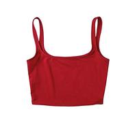Lingerie Donna Sexy Natale Completo Sexydonna Hot Top Senza Maniche Gilet Movimento Casual Short Ladies Tank Completino Donna Sexy Hot Vinile Set Rosso Red M