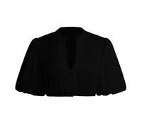 Lingerie Intimo Stimolante Grandi Taglie 2025 Nuovo Festa Della Birra Una Parola Reggiseno Manica Top Volant di Filato Bocca Piatto Bocca Bella Reggiseno Della Schiena Lingerie Per, Nero , XXL