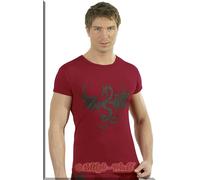 Lingerie - Scarse Dragon Maglia/Top Rosso-Nero