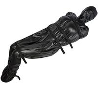 Lingerie sexy in pelle, imbracatura for bondage a corpo intero con cinture, costume for uomo e donna, restrizioni for bondage, sacchi for cadaveri(M)
