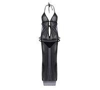 Lingerie Sexy L Offerta Costum Cosplay Offerta Reggiseno Bikini Saldi Autoreggenti Nere Completo Intimo Donna Natalizio Babydoll Seducente Completi Eleganti Lingerie Senza Cavallo Set Perizoma