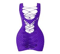 Lingerie Sexy Rossa Donna Donna Seducente Hard da Tinta Unita Beauty Wrapped Hot Fun Underwear DOT Pieno di Sexy Lingerie Rossa Body in Pizzo Purple One Size