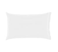 Lingerie Shop 2 Federe 50X80 Per Guanciali In Puro Cotone Tinta Unita (Bianco)