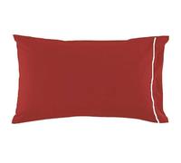 Lingerie Shop 2 Federe 50X80 Per Guanciali In Puro Cotone Tinta Unita (Rosso)