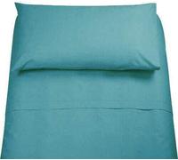 Lingerie Shop Lenzuola Cotone Matrimoniale Tinta Unita Sotto Sopra 2 Federe Vari Colori (Verde Petrolio, Matrimoniale)