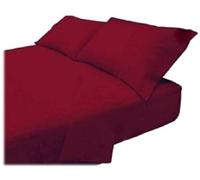 Lingerie Shop Lenzuola Set Completo Cotone 1 Piazza e Mezza Tinta Unita Vari Colori Sotto Sopra + Federa (Bordo', 1 Piazza e Mezzo)