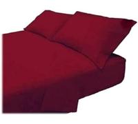 Lingerie Shop Lenzuola Set Completo Cotone 1 Piazza e Mezza Tinta Unita Vari Colori Sotto Sopra + Federa (Bordo', 1 Piazza e Mezzo)