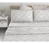 Lingerie Shop Set Completo Lenzuola Cotone Matrimoniale Vari Colori e Fantasie sotto sopra + Federe (FANTASIA 16, MATRIMONIALE)